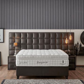 Opbergboxspring ELEGANCE XXL 180 x 200 cm, Verzenden, Zwart, 180 cm, 200 cm