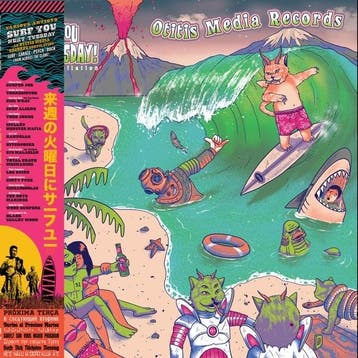 lp nieuw - various - SURF YOU NEXT TUESDAY! (nieuw), Verzenden, Zo goed als nieuw, Overige formaten