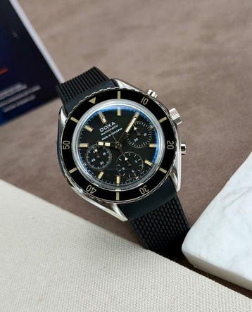 Doxa - SUB 200 C-GRAPH II Automatic Chronograph Black -, Nieuw