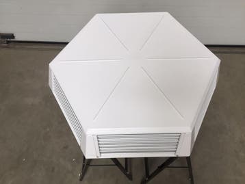 25,5 kw CV luchtverwarmer Kampmann Ultra (2349), Ophalen of Verzenden, Gebruikt, 800 watt of meer, Overige typen