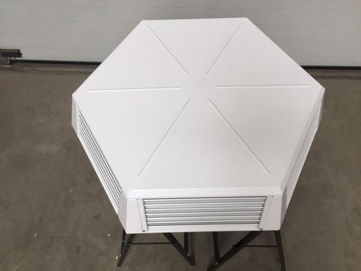 25,5 kw CV luchtverwarmer Kampmann Ultra (2349), Doe-het-zelf en Verbouw, Verwarming en Radiatoren, Overige typen, Gebruikt, 800 watt of meer