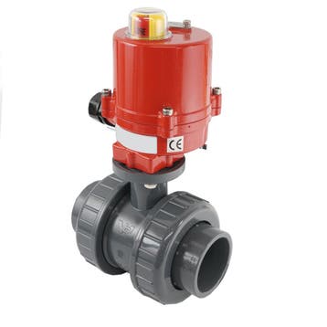 50mm 24V DC VDL 2-weg PVC Elektrische kogelkraan, Verzenden, Nieuw