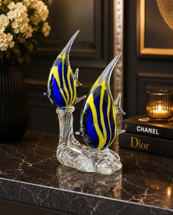 Beeld, Glass Art - Fish - 32 cm - Glas - 2026