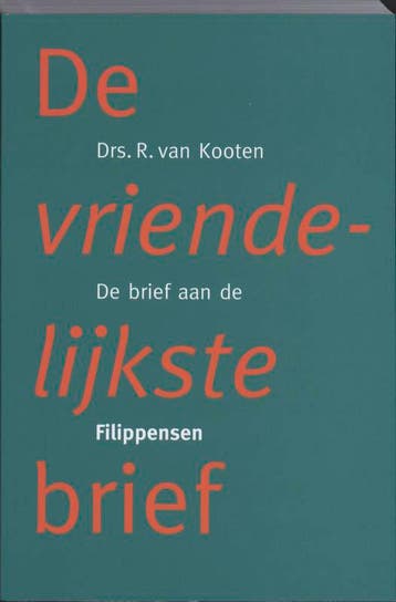 VRIENDELIJKSTE BRIEF, DE  (Filippensen) - R. van Kooten, Boeken, Verzenden, Zo goed als nieuw, R. van Kooten