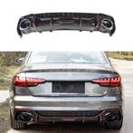 Diffuser With Black Exhaust Tips Voor Audi A4 S Line/S4 B9, Auto-onderdelen, Ophalen of Verzenden, Nieuw
