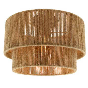 Japandi plafondlamp bruin, Selena, Ophalen of Verzenden, Nieuw, Metaal, Japandi