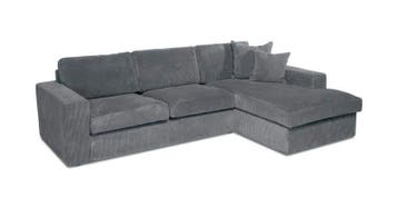 Loungebank Leiden - loungebanken - Grijs, Nieuw, Stof