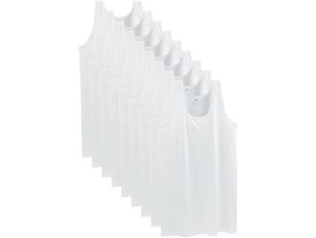 9 stuks onderhemd - SQOTTON® - King size - wit - 4XL/5XL, Verzenden