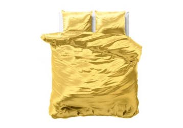 Sleeptime Beauty Skin Care Dekbedovertrek Goud - 140 X 200/2, Nieuw