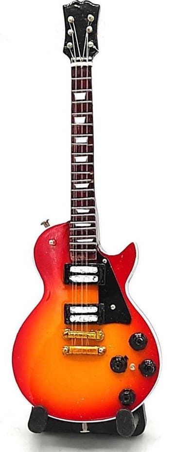 Baby miniatuur replica Greco EG-500R gitaar 15cm Frank Zappa, Ophalen of Verzenden, Nieuw, Pop, Beeldje of Miniatuur