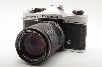 Fujica ST605 II + EBC Fujinon-T 3.5/135mm | Single lens, Nieuw