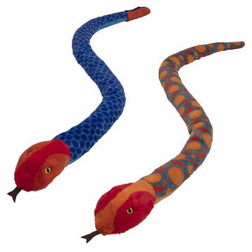 Pluche slangen knuffels - 2 stuks - 150 cm, Kinderen en Baby's, Speelgoed | Knuffels en Pluche, Verzenden, Nieuw