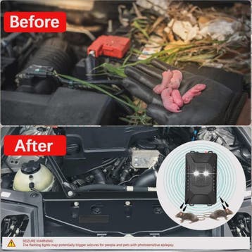 Ultrasone Ongedierteverjager voor Auto, Garage & Huis - Met