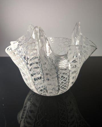 Murano - Vaas - Fazzoletto - Muranoglas, Antiek en Kunst