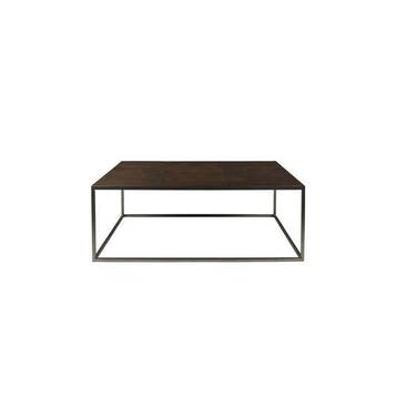2dekans | Dutchbone Lee Salontafel - Grijs - 110x55cm, Ophalen of Verzenden, Zo goed als nieuw