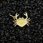 Gouden sterrenbeeld hanger; Kreeft (Hanger of bedel), Ophalen of Verzenden, Gebruikt, Goud, Overige merken