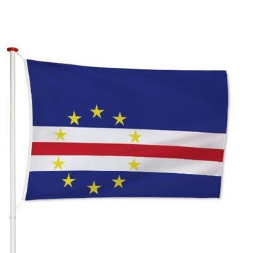 Kaapverdische Vlag 40x60cm, Verzenden, Nieuw