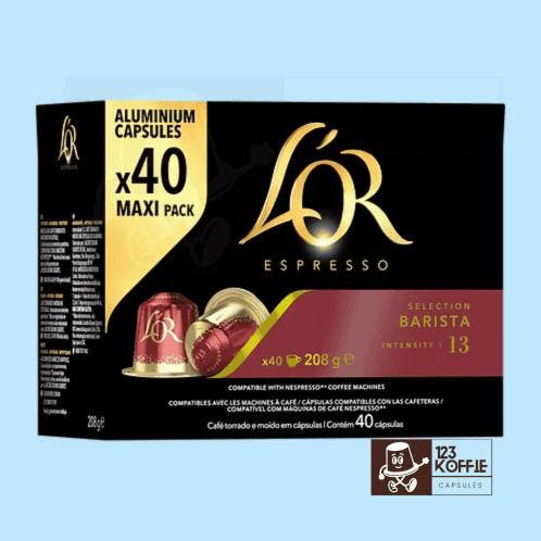 L’OR Barista Selection capsules 40 stuks  zeer krachtig, Witgoed en Apparatuur, Koffiemachine-accessoires, Verzenden
