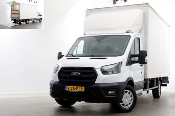 Ford Transit 350 2.0 TDCI 130pk Trend Bakwagen met laadklep, Gebruikt, Euro 6, Wit, Dealer onderhouden