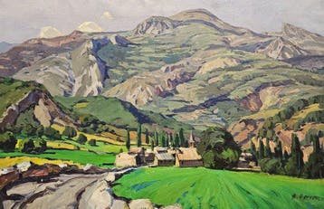 Post Impresionist School (XX) - XL Format - Mediterranean, Antiek en Kunst