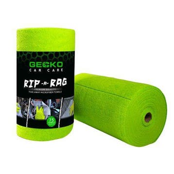 Gecko Microfiber Microvezeldoeken op rol 75st - 30 x 30cm, Verzenden