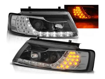 Daylight Black koplampen LED DRL geschikt voor VW Passat B5, Verzenden, Nieuw, Volkswagen