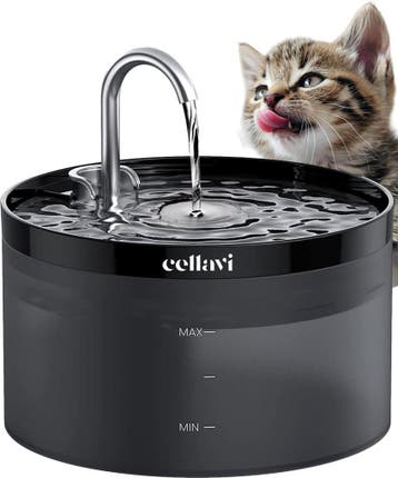 Cellavi R3A-X - Draadloze RVS Drinkfontein Kat met Sensor -, Dieren en Toebehoren, Ophalen of Verzenden, Nieuw