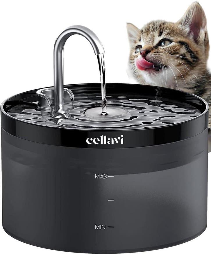 Cellavi R3A-X - Draadloze RVS Drinkfontein Kat met Sensor -, Dieren en Toebehoren, Katten-accessoires, Nieuw, Ophalen of Verzenden