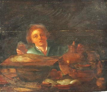 Dutch school (XVIII), Manner of Willem van Mieris - Genre
