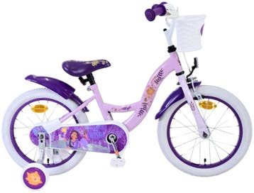 Disney Wish Kinderfiets - Meisjes - 14 inch - Paars, Fietsen en Brommers, Fietsen | Kinderfietsjes, Overige merken, Zijwieltjes