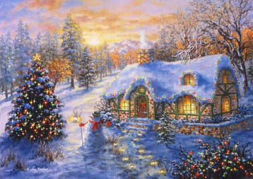 Bluebird Puzzle kerstpuzzel Christm van €23,99 voor €11,99, Ophalen of Verzenden, Nieuw
