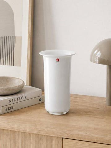 Iittala - Tapio Wirkkala - Vaas - Sonaatti - Opaline Glas, Antiek en Kunst