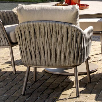 Donato Cannes low dining tuinset 160xH69 cm 8 delig, Ophalen of Verzenden, Nieuw