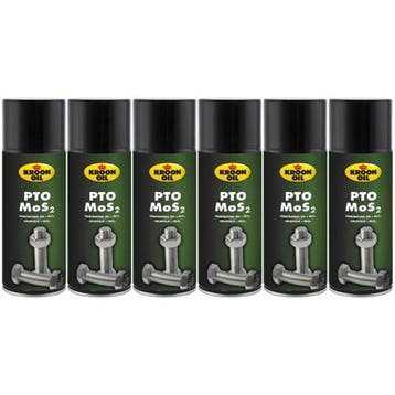 Kroon Aanbieding: 6 X Kruipolie Pto Mos2 Spuitbus 400Ml, Verzenden