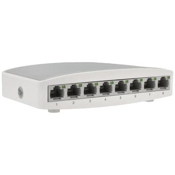 Movok VK-SWITCH-08N-G, 8 Poorts Switch zonder PoE, Computers en Software, Netwerk switches, Ophalen of Verzenden, Nieuw