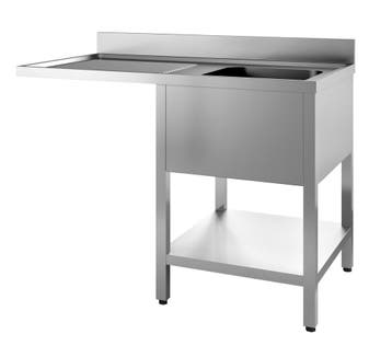 RVS SPOELTAFEL 1400X700 - UITSPARING, Verzenden, Nieuw in verpakking