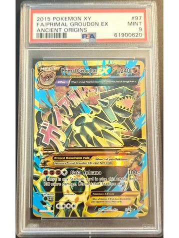 Primal Groudon EX (AOR 97) PSA 9, Ophalen of Verzenden, Nieuw