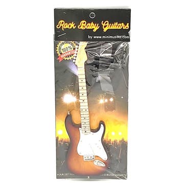 Baby miniatuur replica Fender baby gitaar 15 cm Jimi Hendrix, Ophalen of Verzenden, Nieuw, Pop, Beeldje of Miniatuur