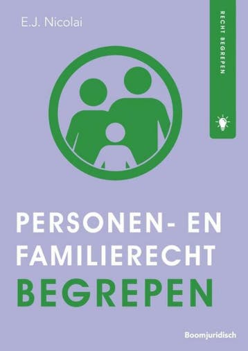 9789462908987 Recht begrepen  -   Personen- en Familierec..., Verzenden, Zo goed als nieuw, E.J. Nicolai