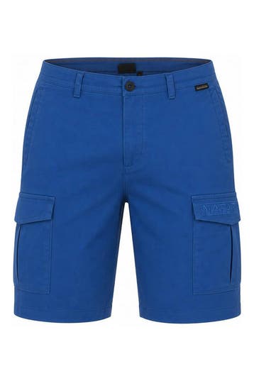 Napapijri Korte broek in maat 32 Blauw, Kleding | Heren, Truien en Vesten, Verzenden, Zo goed als nieuw, Blauw, Napapijri