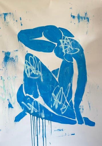 Freda People - Super Matisse Street Art Wall XXL