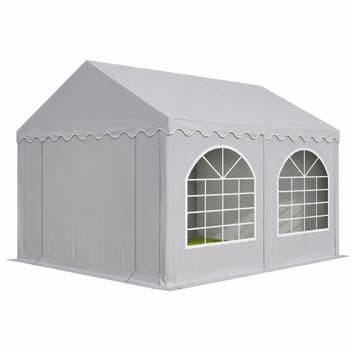 Partytent 3 x 4 meter PVC Premium kleur Grijs (3x4 meter), Verzenden, Nieuw, 2 meter of meer, Partytent