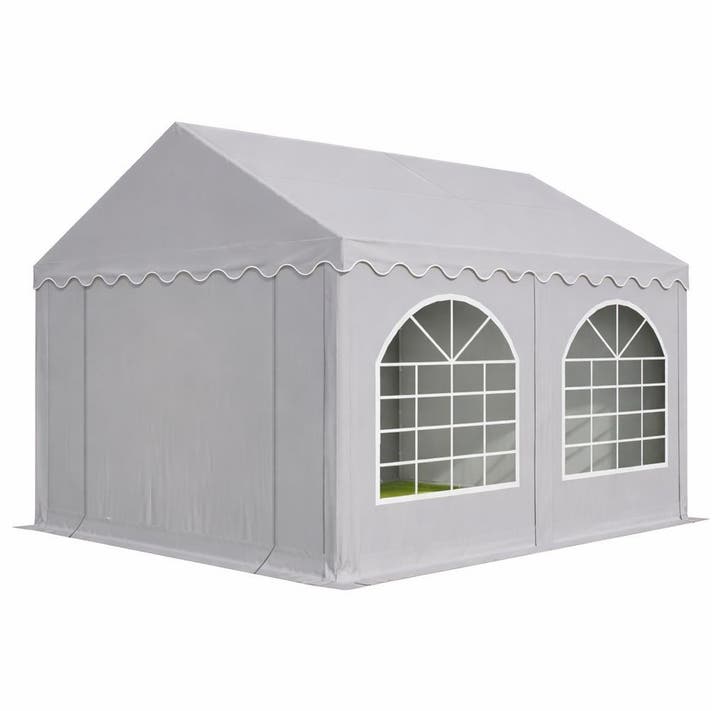 Partytent 3 x 4 meter PVC Premium kleur Grijs (3x4 meter), Tuin en Terras, Partytenten, Partytent, Nieuw, 2 meter of meer, Verzenden