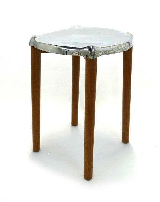 Alessi - Philippe Starck - Kruk - Poêle Low Stool - 18/10, Antiek en Kunst, Kunst | Designobjecten