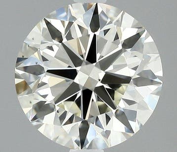 1 pcs Diamant (Natuurlijk) - 1.81 ct - Rond - J - VS2 -, Nieuw