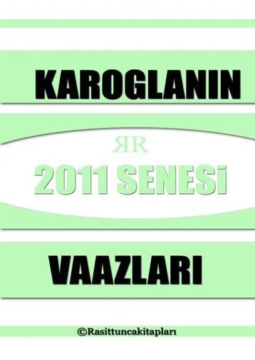 Rasit Tuncann 2011 Senesinde Yapt Tasavvufi Vaazlar, Ophalen of Verzenden, Nieuw, Rait Tunca
