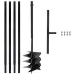 vidaXL Grondboor met handvat 250 mm met verlengbuis 4 m, Tuin en Terras, Verzenden, Nieuw