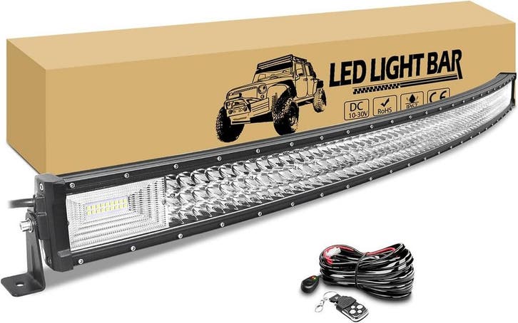 Off-road LED Bar 52 Curved | Tweedekansje | OP=OP, Auto diversen, Auto-accessoires, Zo goed als nieuw, Ophalen of Verzenden