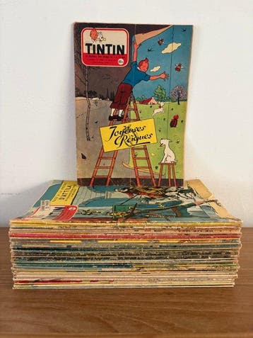 Tintin (magazine) 376 à 426 + 30 doubles - Année 1956, Nieuw