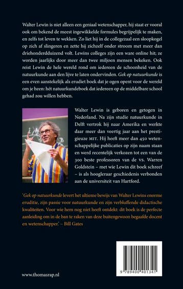 Gek op natuurkunde 9789400401341 Walter Lewin, Verzenden, Gelezen, Walter Lewin